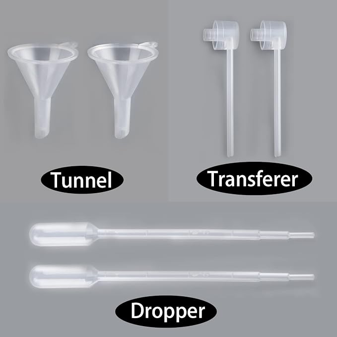 20Pcs 5ml Empty Clear Glass Mist Spray Bottle Refillable Mini Perfume Atomizer Travel Sample Bottle with Black Aluminized Nozzle Makeup Container for Perfume (5ml Black Caps)