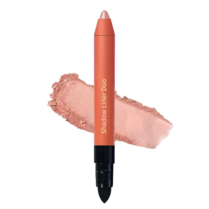 Eyeshadow Stick,2-in-1 Eyeliner & Eye Shadow Stick, Easily Blendable & Buildable, Waterproof, Creamy Easy-Glide, For Effortless Smoky Or Natural Eye Makeup(01)