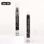 evpct 2Pcs Cream Eyeshadow Sticks Set for Eyes Vioiet Pink & Light Purple Shimmer Eye Crayon Shadow Brightener Stick Pencil Pen Bulk sombras en crema para ojos 07+08