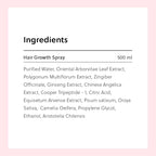 ForChics Hair Growth Serum for Women- Results in 4 Weeks- Hormone Free Hair Regrowth Treatment - For Thinning Hair Loss - Fast Absorbing Non-Greasy Scalp Spray 50ml