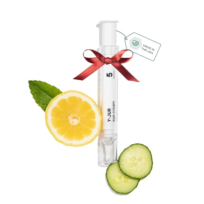 Y’OUR Retinol & Peptide Complex Eye Cream: Anti-Aging for Dark Circles, Puffiness, Wrinkles & Crow’s Feet; Hydrating & Under Eye Repair. Made in USA