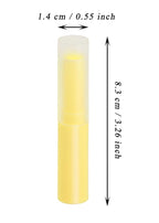 0.14oz Empty Flavored Lip Balm Container (Yellow)