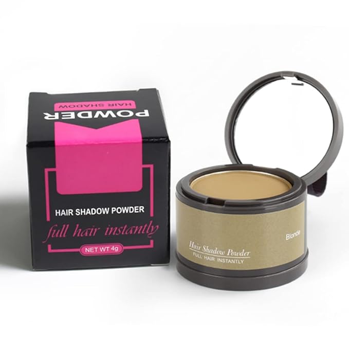 Hairline Powder (Blonde) - Instantly Conceal Gray Roots, Thin Hair Touch-Up, Hair Color Shadow Cover, 4g