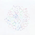 3200 Pcs Elastic Rubber Bands Small Hair Ties Hair Rubber Mini Hair Bands Hair Elastics Tiny Soft Holder Ponytails for Girls (Clear with dots)