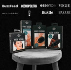 Dermasuri Deep Exfoliating Face Mitt - Scrubber, Dead and Dry Skin Remover for Men and Women - Exfoliator Gloves for Shower and Dry Use - (2 Pack)