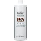 ForPro Expert 10 Volume Crème Developer for Hair Lightening, Gray Coverage & Color Deposit with Minimum Lift, 32 Fl Oz