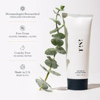 Glycolic Gel To Foam Facial Cleanser (100ml/3.4oz) | Foaming Face Wash| Natural, Plant-Based & Science-First Skincare Routine for Men & Women