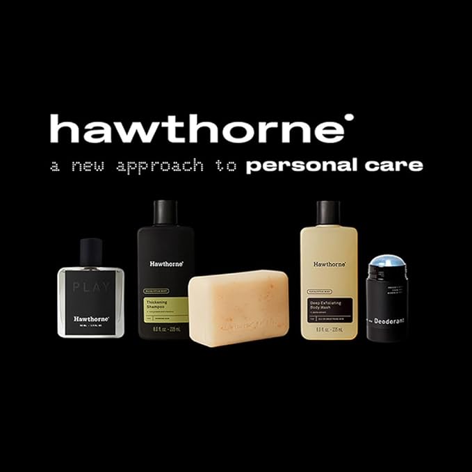 Hawthorne Everyday Men’s Skin Care Kit. Men’s Facial Care Kit with Face Wash Cleanser and Face Moisturizer Daily Face Routine For Men. Natural, Non-Toxic, Paraben Free, Phthalate Free. 4 Fl. Oz. Each.