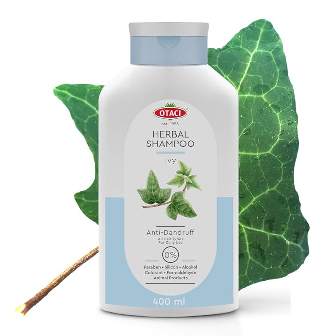 OTACI Herbal Ivy Shampoo – Deep-Cleansing, Vegan Formula Infused with Rosemary, Sage, Chamomile & Mint for Stronger, Shinier, Healthier Hair (13.5 Fl Oz)
