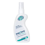 KINeSYS Fragrance Free Clear Spray Sunscreen for sensitive skin, SPF 50, Hypoallergenic, Broad Spectrum UVA/UVB protection for Face & Body; PABA and Oxybenzone FREE, 700+ Sprays, 4 Fl Oz/120 mL