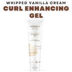 Donna's Recipe by Tabitha Brown | Curl Enhancing Gel Whipped Vanilla Cream – Soft-to-Medium Hold, Non-Flaking Definition & Shine, Vanilla-Biotin Nourishing Formula – 10 oz