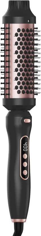 Thermal Brush, 1.7 Inch Heated Round Brush for Women, Dual Voltage Negative Ion Hot Brushes Styler for Blowout Look, Curling & Volumizing & Straightener for Dry Hair