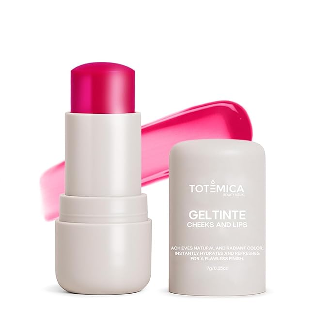 TOTEMICA Cooling Water Jelly Tint - by Ana Patricia, Dewy Hydrating Tint for Natural Color, Long-Lasting JJelly Lip Tint & Cheek Stain, Tinta para Labios | 0.19 oz - Intense Purple