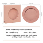 Blush for Cheeks,Pink Peach Powder Matte Blush Palette Cheeks Face Makeup for Older Women,Lightweight,Smooth,Blendable,Fade and Transfer-Resistant,Effortless Matte Natural Finish,Vegan & Cruelty Free