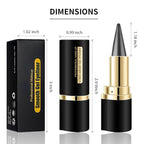 Kaely 2Pcs Black Gray Gel Eyeliner Pencil,Natural Cream Eye Liner Waterproof Smudge Proof,Cat Eye Black Smokey Eyeshadow Palette Stick Crayon,Goth Halloween Makeup,delineador de ojos contra el agua