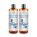 Fractionated Coconut Oil - Sourced Directly from our Farm Partner in the Philippines - Carrier Oil for Diluting Essential Oils, Body, Hair, and Skin Moisturizer - (32oz)