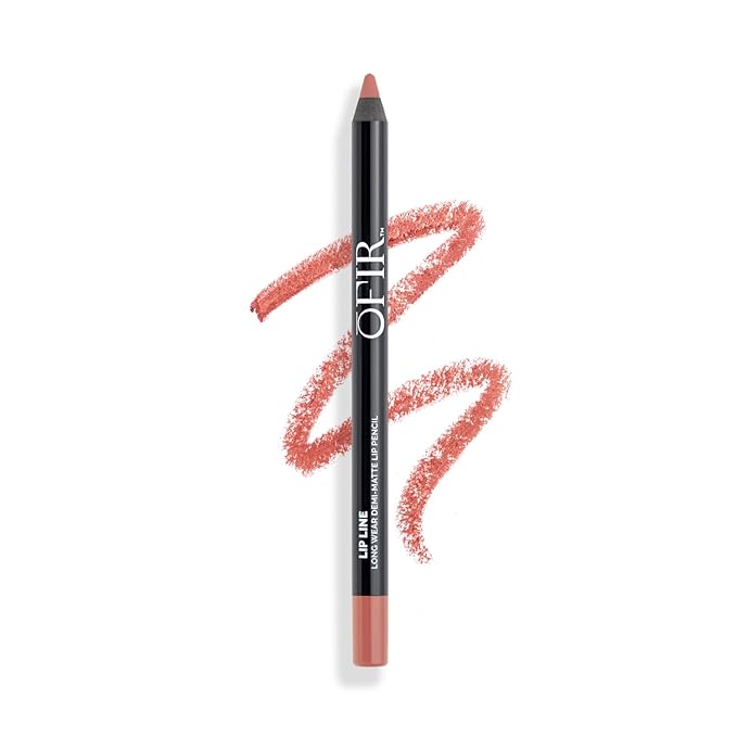 OFIR Longwear Demi-Matte Lip Pencil | Smudge-Proof, Easy Glide, Hydrating, Long-Lasting Color | Pink Smoothie - Neutral Blush Lip Liner Pencil | 0.042 OZ