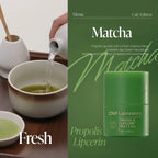 CNP Café Lip Butter - Propolis Lipcerin™ 07 Matcha, Hydrating Overnight Manuka Lip Balm & Mask, 12hr Long-Lasting Moisture, Korean Skin Care, 0.5 fl.oz.