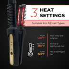 YA-MAN Spa Styler Kit: Hair Goals — Volume & Lift | Cordless Heated Brush + Moisture Repair Oil Set | J-Beauty Hair Kit for Shine, Smoothness & Lift