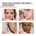 2PCS Bio Sun Stick SPF50 ， Refreshing Non Greasy，Unisex Beach Defense Water-Resistant Sunscreen Stick， Easy to Apply