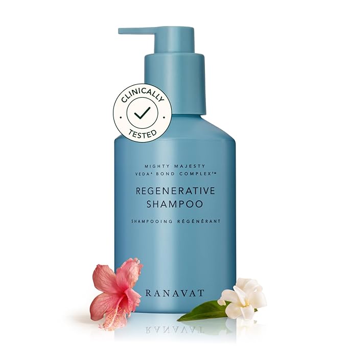 RANAVAT Regenerative Veda⁴ Bond Complex Hair Shampoo - Clarifying Shampoo for Scalp Health, Hair Volume & Increased Density - Clinically Tested & Vegan Hair Care (8 oz)