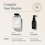 Arey Not Today, Grey Daily Hair Supplement for Women & Men | Slows Grey Hair Growth & Repigment in 3-6 Months | Promotes Healthier, Thicker Hair | Biotin, B +D Vitamins | Vegan & Gluten Free (3 Month)