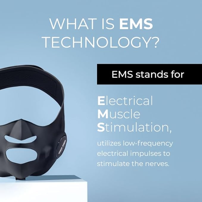 Essential Mask - Medi Lift EMS Facial Toning Device, FDA Cleared, Hands-Free Skin Device