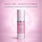 Glowbiotics Probiotic HydraGlow Illuminating Serum Pink: Hydrating Dew Drops for Radiant Skin, Illuminating Glow Enhancer with Hyaluronic Acid and Probiotics, 1 Fl Oz