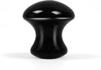 1 Pc Mushroom Jade Gua Sha Facial Tools, Jade Roller Guasha Massage Black Jade Stone Mushroom Shaped Face Lift Remove Wrinkles Massager for Women Spa, Gua Sha Massage Knobs for Body Relaxing