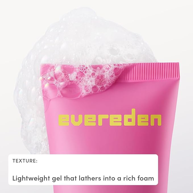 Evereden Steer Clear Balancing Jelly Cleanser: Clean & Vegan Teen Skin Care for Oily & Pimple-Prone Skin - Pre Teen Face Wash - Gently Cleanses Pores Without Drying