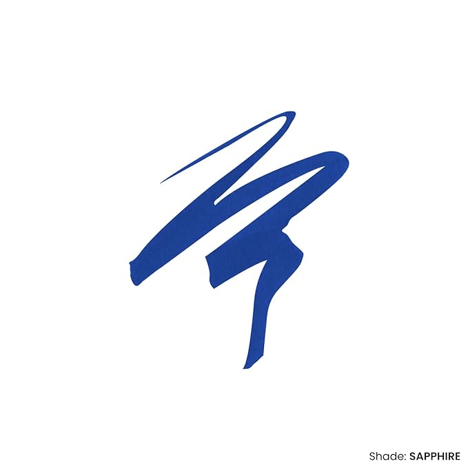 OFIR Eye Edge Liquid Eyeliner Pen | Waterproof Ultra Matte Formula, Soft Tip for Precise Application | Smudge Proof Eyeliner with Easy Flow Design | 0.04 Fl Oz (Sapphire - Navy)