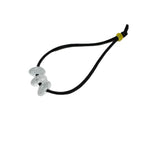 Elastic Hair Tie for Women Real Gemstone beads Ponytail Holders Hair Accessories hair elastic tie for Women Men (White Quartz)