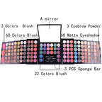148 Colors Eyeshadow Palette Makeup Contouring Kit Combination with Eyebrow Powder, Lipgloss, Blusher, Press Powder and Concealer - Perfect for Professional and Daily Use