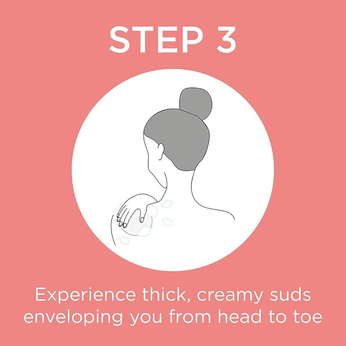 SPONGELLÉ Spongelle Freesia Pear Wild Flower Buffer Body Scrubber | Bath & Shower Loofah for Women | Exfoliator with Body Wash Infused Sponge | 14+ uses (Pack of 2)