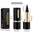 Kaely 2Pcs Gel Eyeliner Pencil, Natural Black Eyeliner Cream, Liquid Eye Liner Pencils for Older Women Waterproof, Smoky Eyeshadow Palette Goth Halloween Makeup Kit, delineador de ojos contra el agua