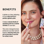 Winky Lux Unicorn Glimmer Balm & Rose Glimmer Balm Duo – Hydrating ph Lip Balm, Natural Pink Tint with pH Color Changing, Moisturize & Soften Lips While Leaving Sheer Pink Tint, with Vanilla Scent