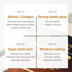 WELLDERMA Retinol Peptide Lifting Restore Hydrogel Fitting Mask, 25g x 4 Sheets – Firming & Hydrating Micro-Hole Sheet Mask with Retinol, Peptide Complex, Collagen Water & Niacinamide