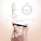 Kitsch Nylon Hair Ties No Damage - Stretchable Elastics for Strong All-Day Hold, Ponytail Holders | Hair Accessories for Women & Girls | Ideal Gifts for Women - Black, 12 Pcs