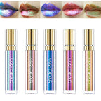 Maydear Chameleon Lipstick 5 Colors Set, Long Lasting Waterproof Colourful Diamond Shimmer Lip Gloss for Women Girls Makeup kit