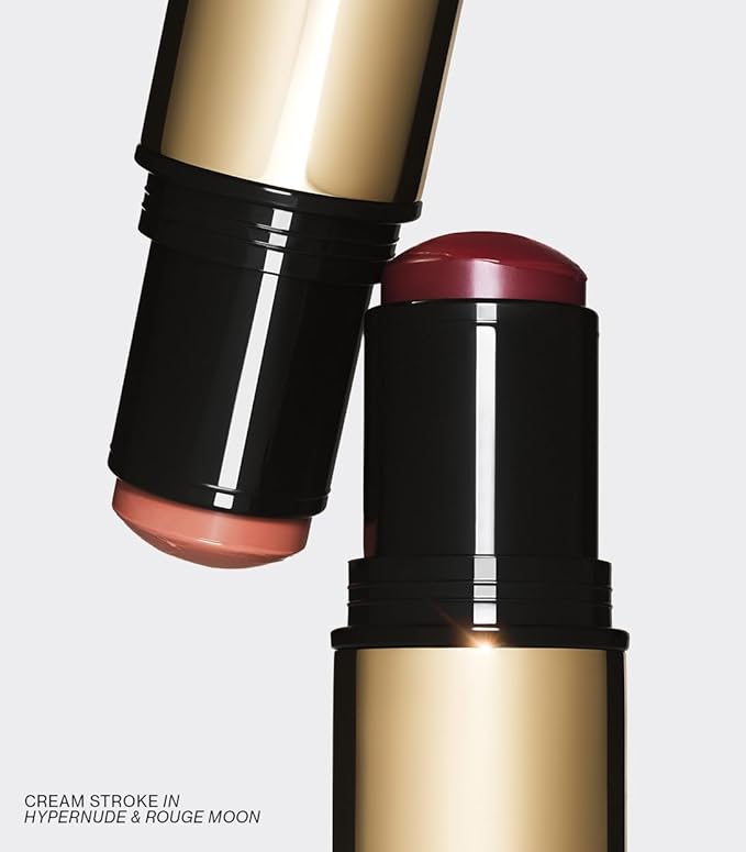 MAKE Beauty Cream Stroke Cream Blush Stick for Cheeks - Vibrant yet Natural Soft Matte Finish - Shade Hypernude, Beige Blush Makeup