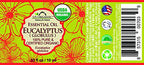 US Organic 100% Pure Eucalyptus Essential Oil (Globulus) - USDA Certified Organic, Steam Distilled - W/Euro droppers (More Size Variations Available) (10 ml / .33 fl oz)