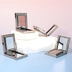 Red Brown Shimmer Single Eye Shadow Palette Makeup with Mirror,Neutral Powder Monochrome Eyeshadow for Older Women,Waterproof Long Lasting Naturing-Looking sombras para ojos