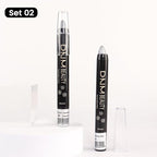 evpct 2Pcs Cream Eyeshadow Sticks Set for Eyes Dazzling Grey & Silver Shimmer Eye Crayon Shadow Brightener Stick Pencil Pen Bulk sombras en crema para ojos 02+16