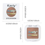 evpct Matte Brown Eyeshadow Palette Makeup for Older Women, Nude Rosy Brown Cream Eye Shadow Palette Single for Older Women Matte, Monochrome Natural High Pigment Mini Eyeshadow Sombra Para Ojos