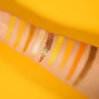 docolor Eyeshadow Palette 9Colors Yellow Eyeshadow Gemstone Shadow Palettes Highly Pigmented Mattes Shimmers Smokey Glitter Cream Colorful Powder Blendable Long Lasting Waterproof Makeup Palette