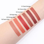 evpct Silky Smooth Lip Liner Pencil Retractable, Cherry Red Lip Liner Creamy Long-Lasting Formula for Precision Contouring Matte Velvet Pigmented Rich Lip Colors Crayon Lipstick 02