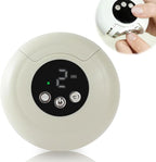 2 in 1 Electric Polishing Automatic Nail Clippers, 2026 Electric Toe Nail Cutter for Seniors, Upgrade Electric Nail Trimmer Clippers for Fingers Portable Nail Cutter for Home Travel (Beige)