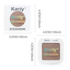 evpct Matte Brown Single Eyeshadow Palette Makeup for Older Women, Nude Cocoa Brown Cream Eye Shadow Palette Makeup Singles for Older Women Matte, High Pigment Waterproof Monochrome Mini Eyeshadow