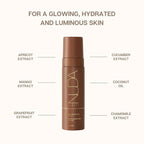Nuda Ultra Dark Self-Tanning Mousse, Dark Face Tan Water, and Tanning Mitt Bundle