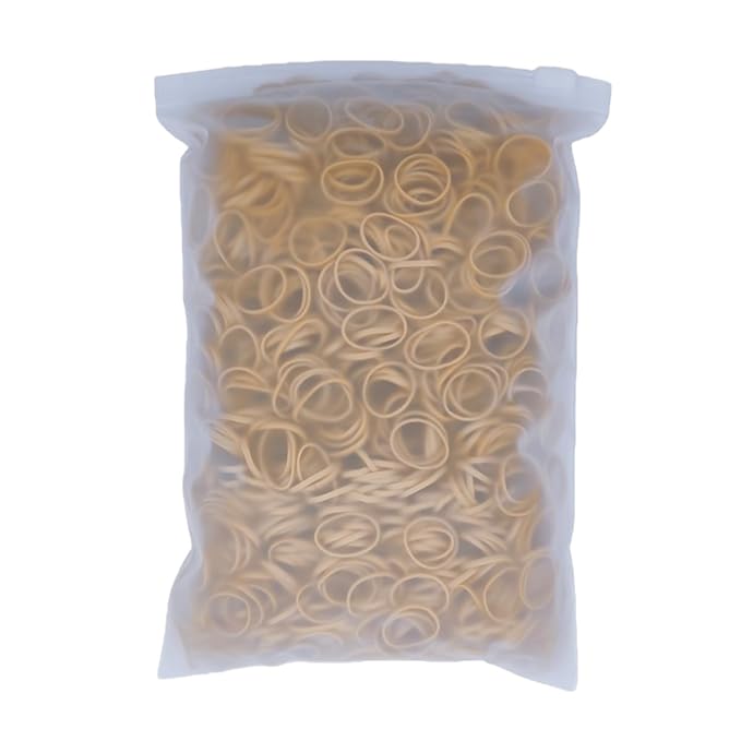 3200 Pcs Elastic Rubber Bands Small Hair Ties Hair Rubber Mini Hair Bands Hair Elastics Tiny Soft Holder Ponytails for Girls (Light Brown)